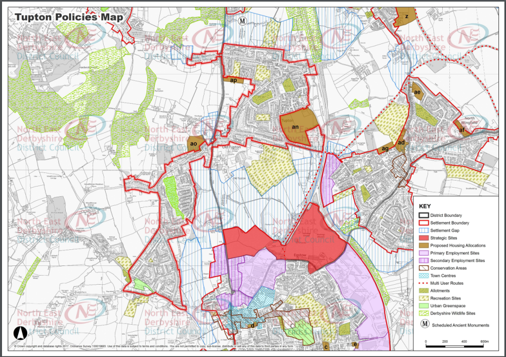 Tupton Policies Map